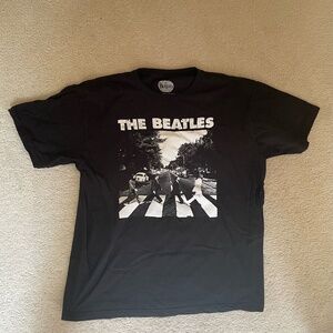 Beatles Graphic Tee Black